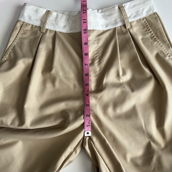 NWT baggy pleated trousers, light tan, 2 - Picture 4 of 9